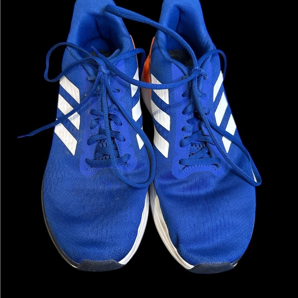 adidas Blue and White Athletic Shoes